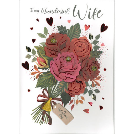 Picture of TO MY WONDERFUL WIFE BOXED VALENTINES DAY CARD